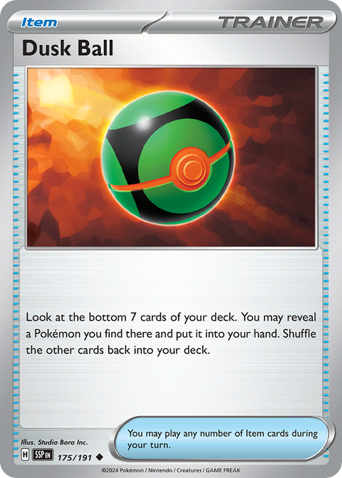 Dusk Ball 175 Surging Sparks Pokémon card