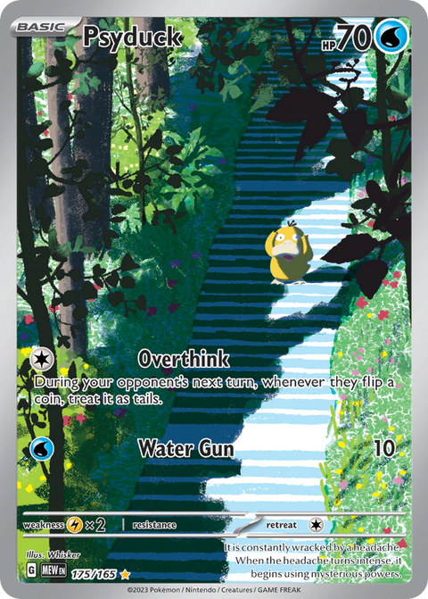 Psyduck 175 151 Pokémon card