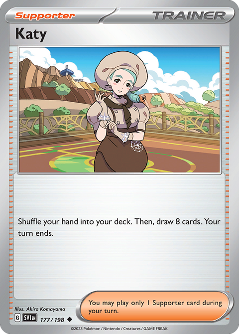 Katy 177 Scarlet & Violet Pokémon card