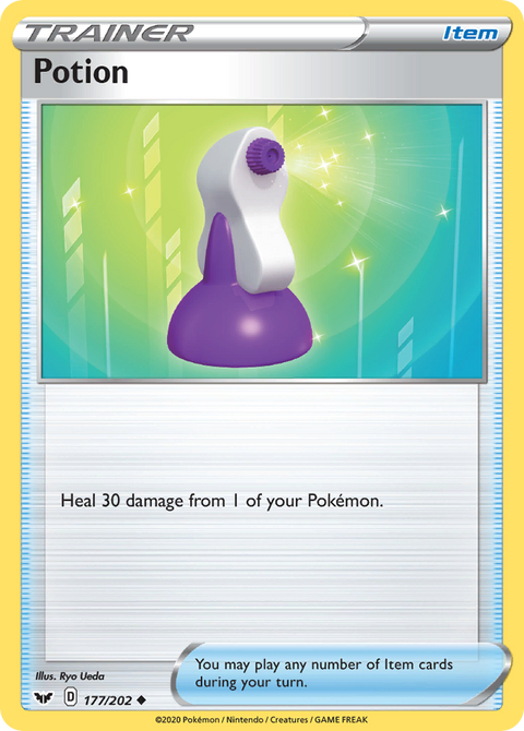 Potion 177 Sword & Shield Pokémon card