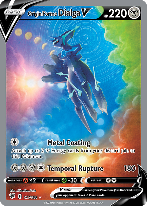Origin Forme Dialga V 177 Astral Radiance Pokémon card