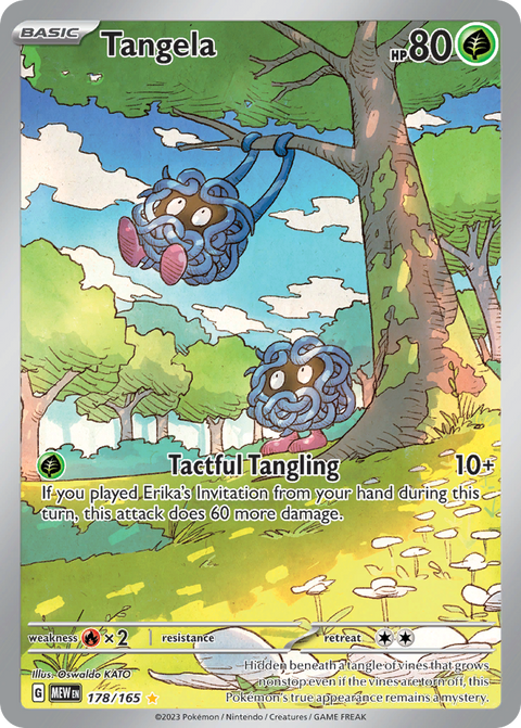 Tangela 178 151 Pokémon card
