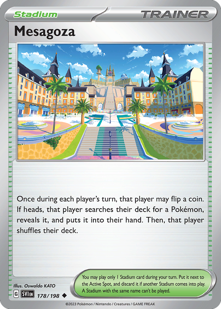 Mesagoza 178 Scarlet & Violet Pokémon card