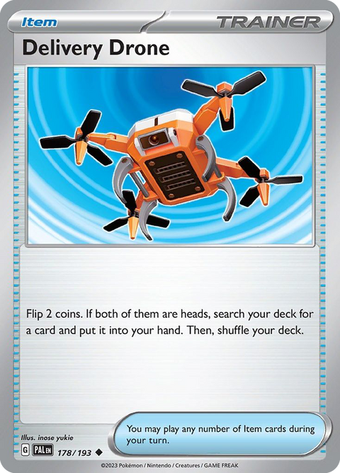 Delivery Drone 178 Paldea Evolved Pokémon card