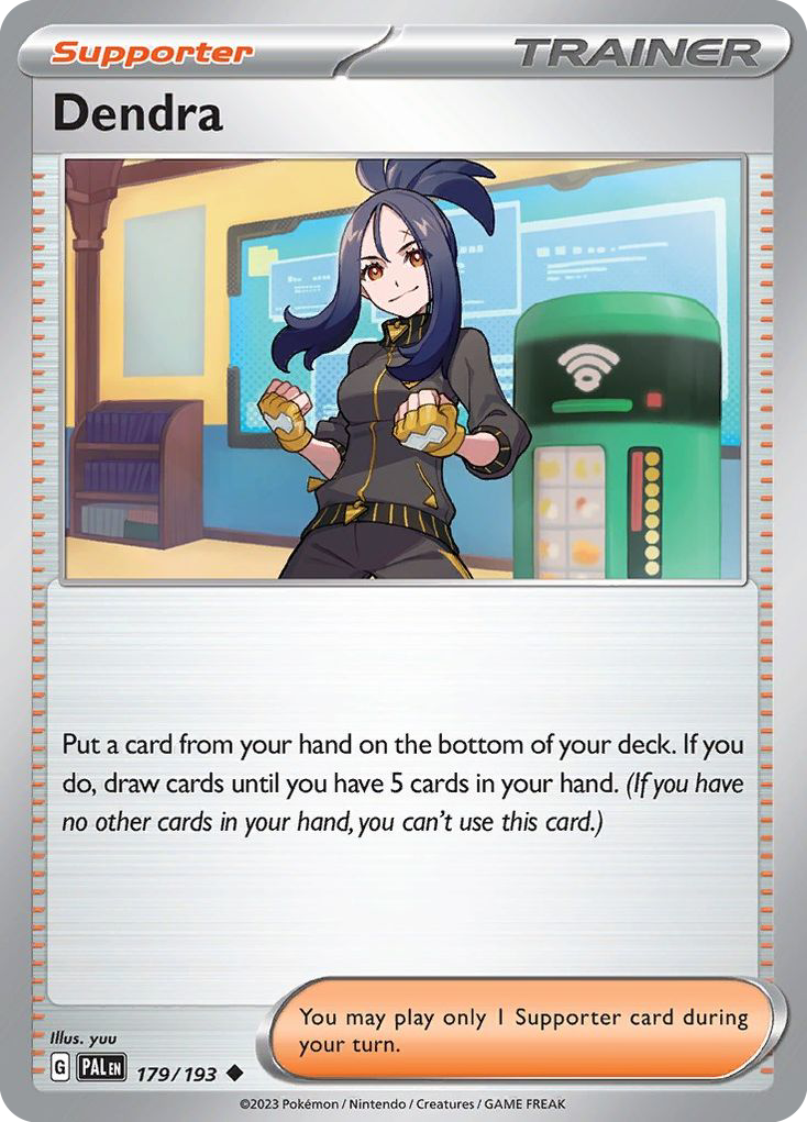 Dendra 179 Paldea Evolved Pokémon card