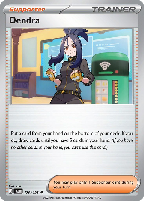 Dendra 179 Paldea Evolved Pokémon card