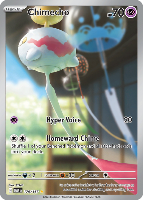 Chimecho 179 Twilight Masquerade Pokémon card