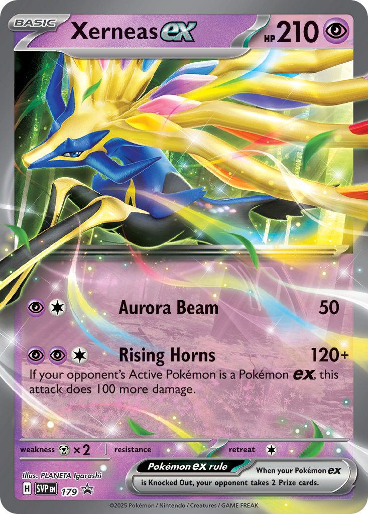 Xerneas ex 179 Scarlet & Violet Black Star Promos Pokémon card