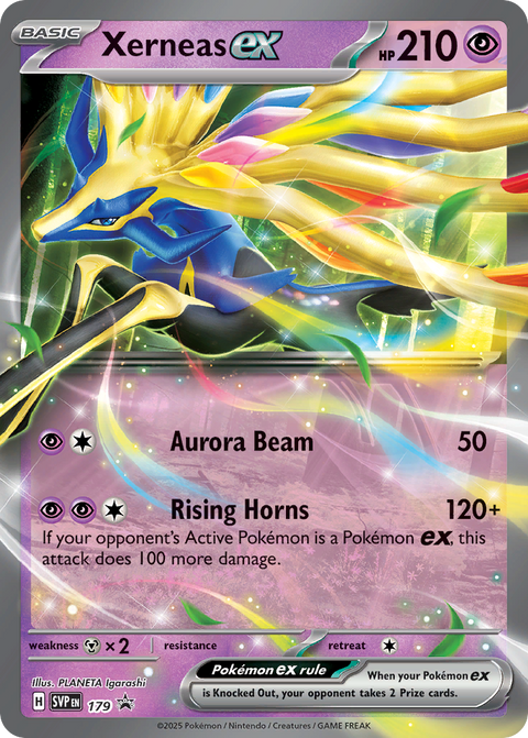 Xerneas ex 179 Scarlet & Violet Black Star Promos Pokémon card