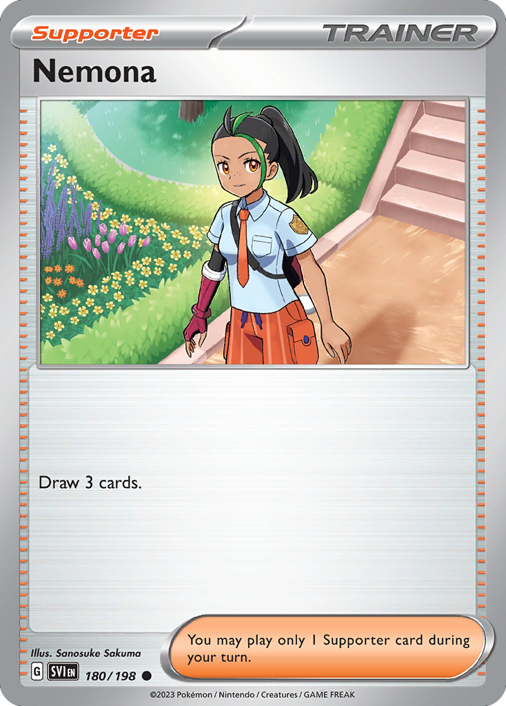 Nemona 180 Scarlet & Violet Pokémon card