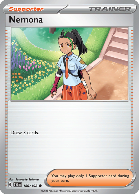 Nemona 180 Scarlet & Violet Pokémon card
