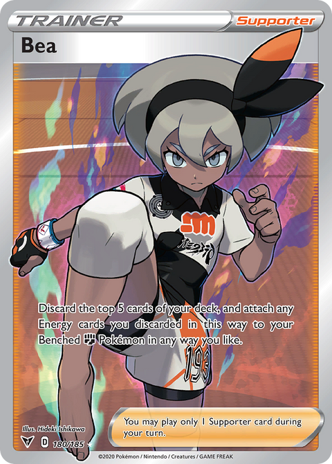 Bea 180 Vivid Voltage Pokémon card