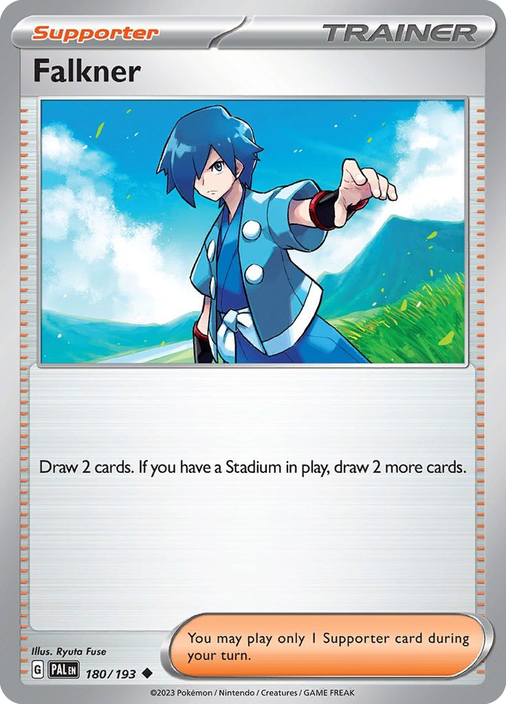 Falkner 180 Paldea Evolved Pokémon card