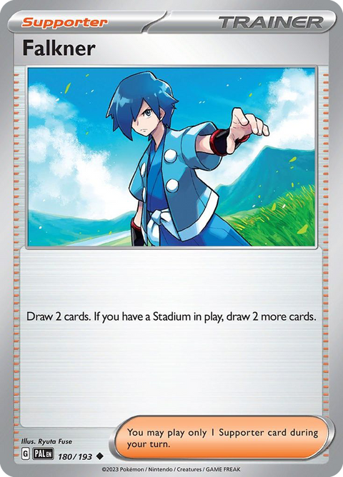 Falkner 180 Paldea Evolved Pokémon card