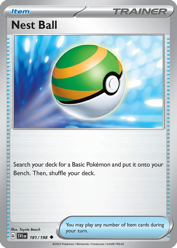 Nest Ball 181 Scarlet & Violet Pokémon card