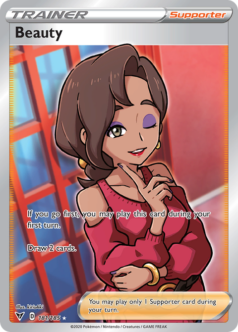 Beauty 181 Vivid Voltage Pokémon card