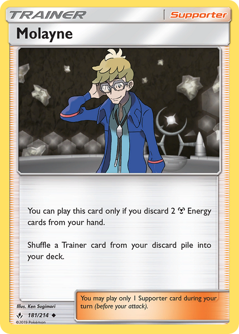 Molayne 181 Unbroken Bonds Pokémon card
