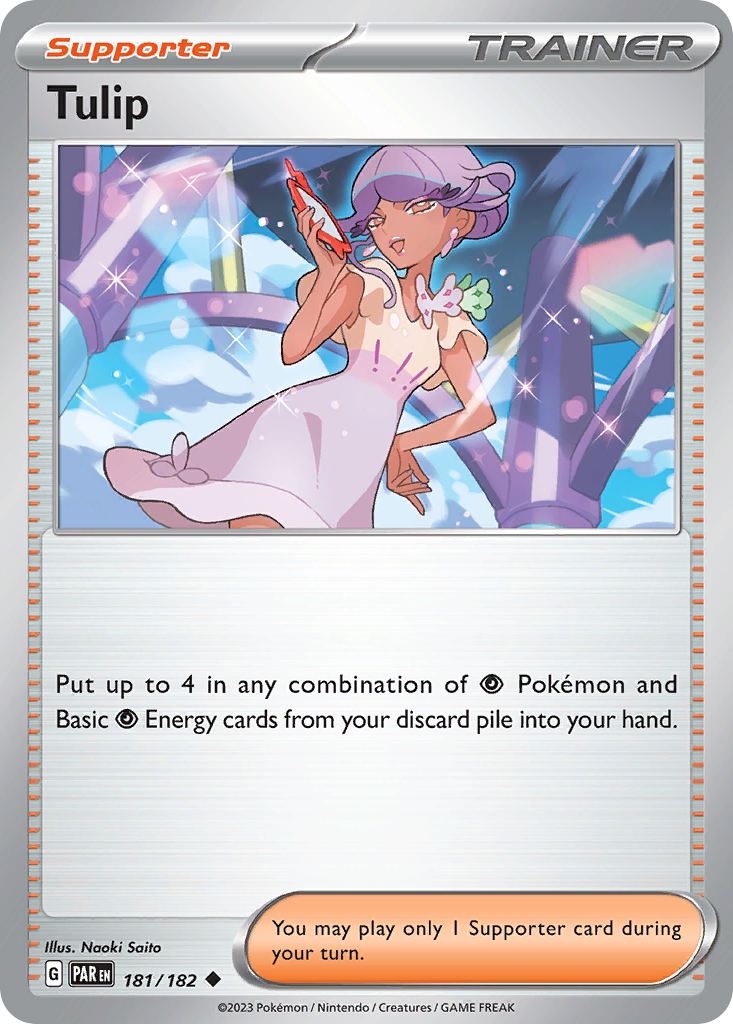 Tulip 181 Paradox Rift Pokémon card