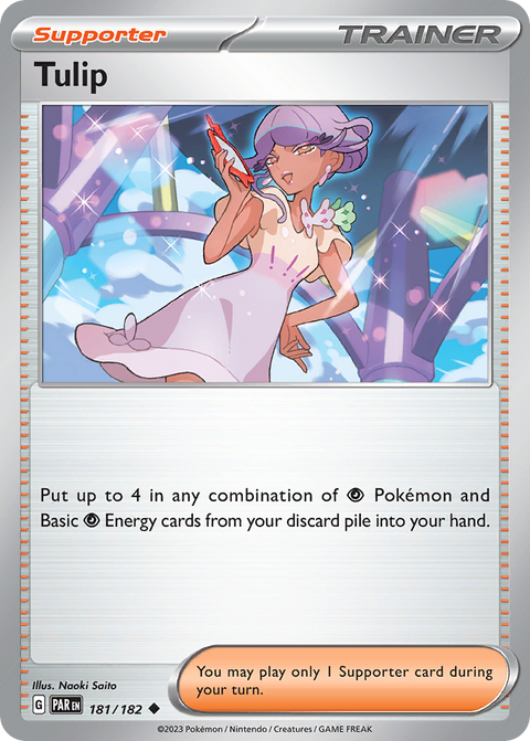 Tulip 181 Paradox Rift Pokémon card