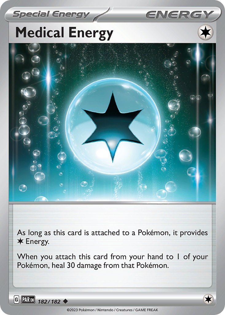 Medical Energy 182 Paradox Rift Pokémon card