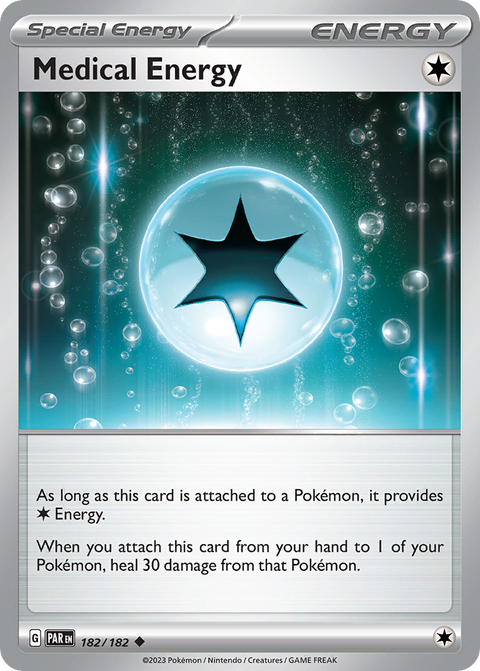 Medical Energy 182 Paradox Rift Pokémon card
