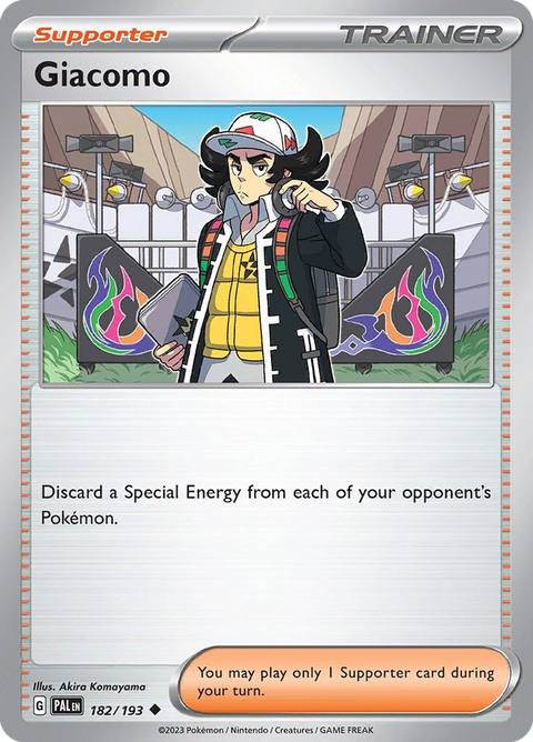 Giacomo 182 Paldea Evolved Pokémon card