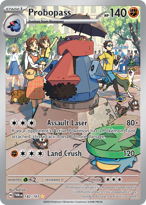 Probopass 182 Twilight Masquerade Pokémon card