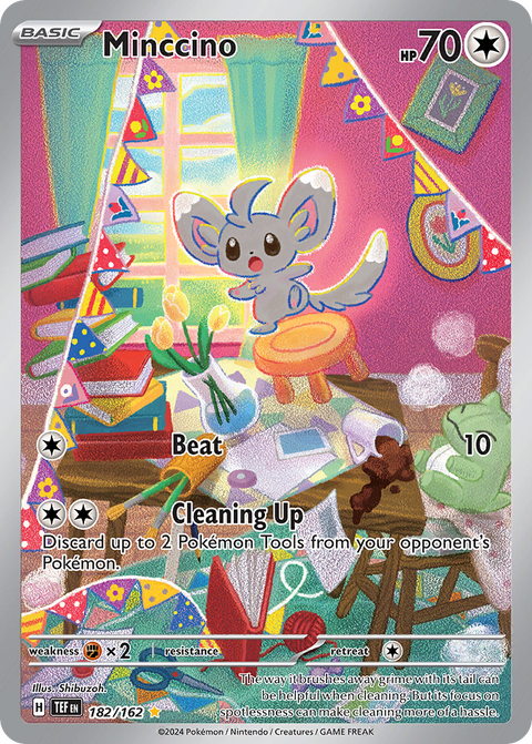 Minccino 182 Temporal Forces Pokémon card