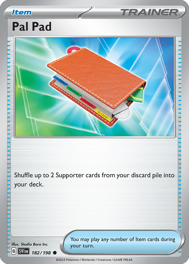 Pal Pad 182 Scarlet & Violet Pokémon card