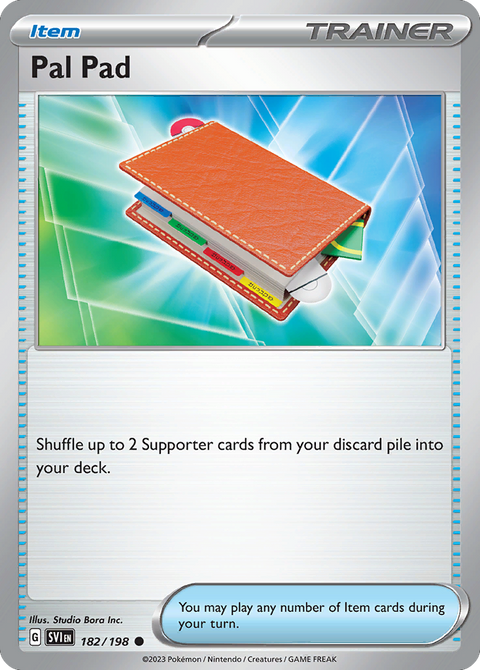 Pal Pad 182 Scarlet & Violet Pokémon card