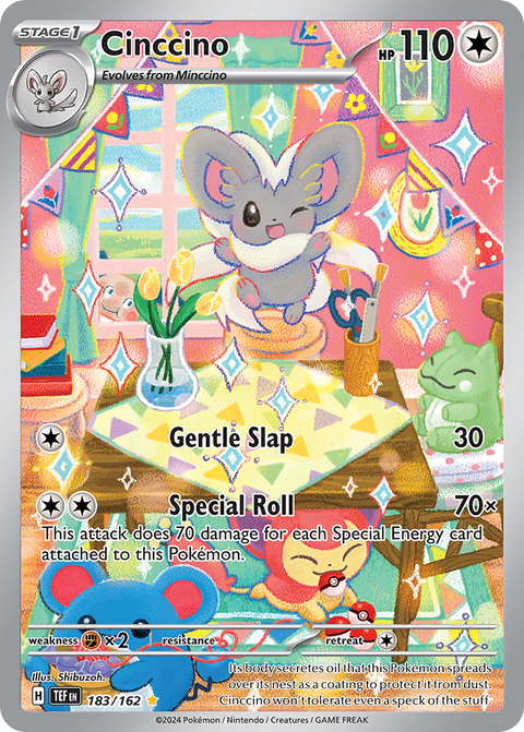 Cinccino 183 Temporal Forces Pokémon card
