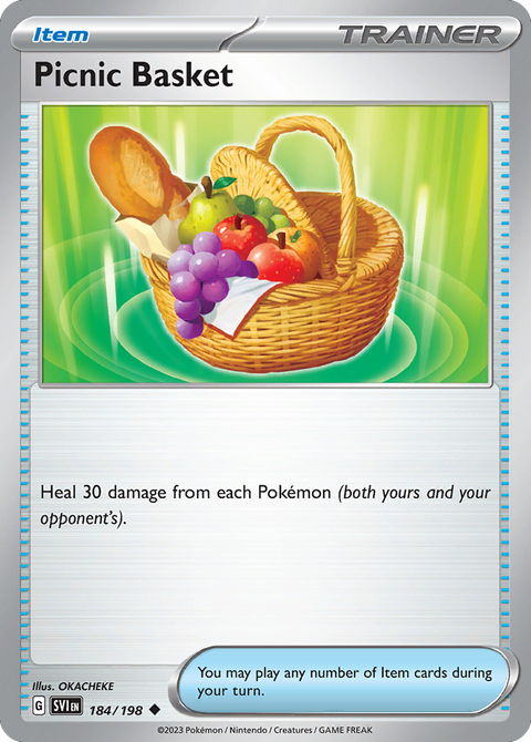 Picnic Basket 184 Scarlet & Violet Pokémon card