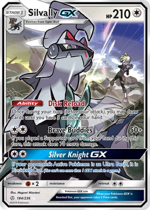 Silvally-GX 184 Cosmic Eclipse Pokémon card