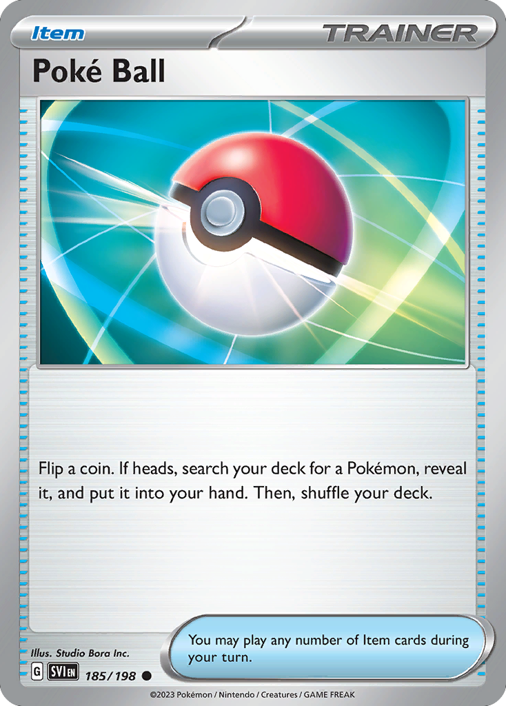 Poké Ball 185 Scarlet & Violet Pokémon card