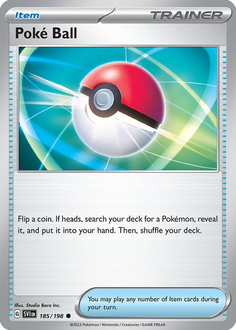 Poké Ball 185 Scarlet & Violet Pokémon card