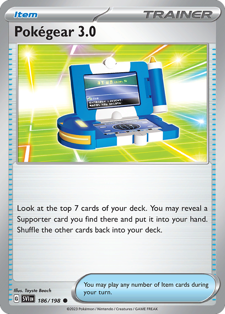 Pokégear 3.0 186 Scarlet & Violet Pokémon card