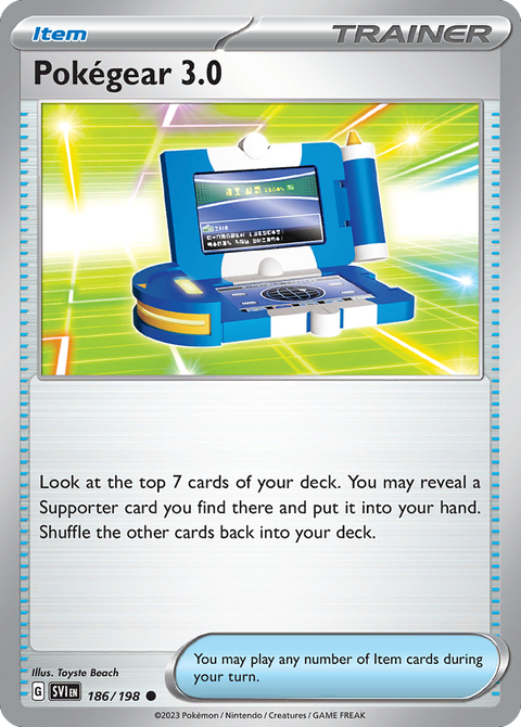 Pokégear 3.0 186 Scarlet & Violet Pokémon card