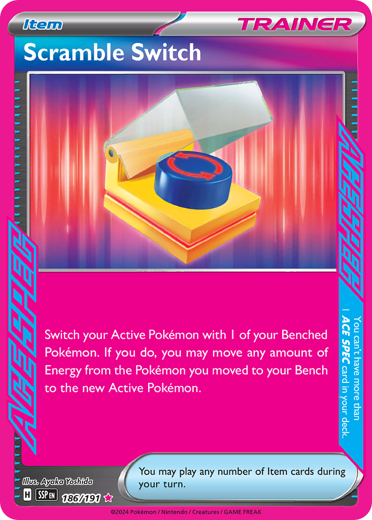 Scramble Switch 186 Surging Sparks Pokémon card
