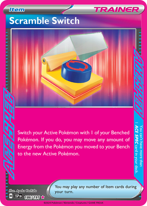 Scramble Switch 186 Surging Sparks Pokémon card