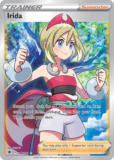 Irida 186 Astral Radiance Pokémon card