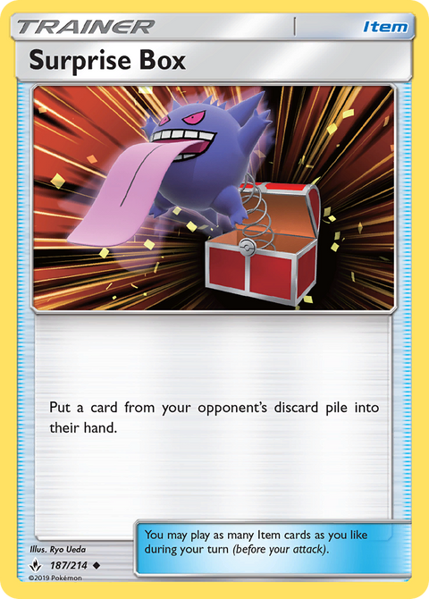Surprise Box 187 Unbroken Bonds Pokémon card