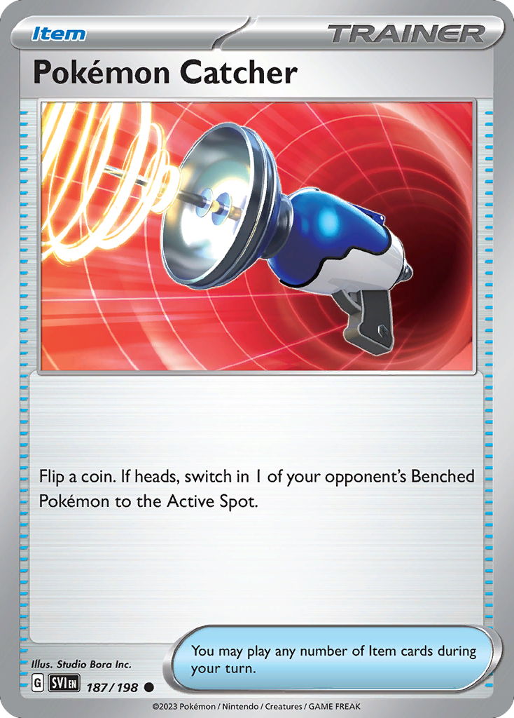 Pokémon Catcher 187 Scarlet & Violet Pokémon card