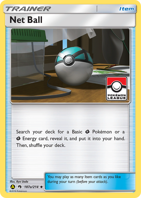 Net Ball 187a Lost Thunder Pokémon card