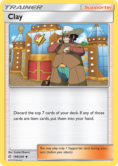 Clay 188 Cosmic Eclipse Pokémon card