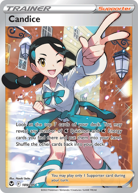 Candice 189 Silver Tempest Pokémon card