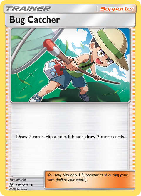 Bug Catcher 189 Unified Minds Pokémon card