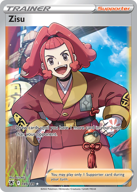 Zisu 189 Astral Radiance Pokémon card