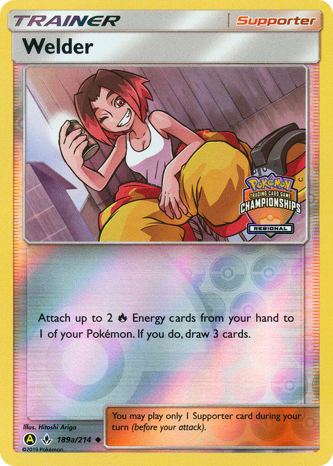 Welder 189a Unbroken Bonds Pokémon card