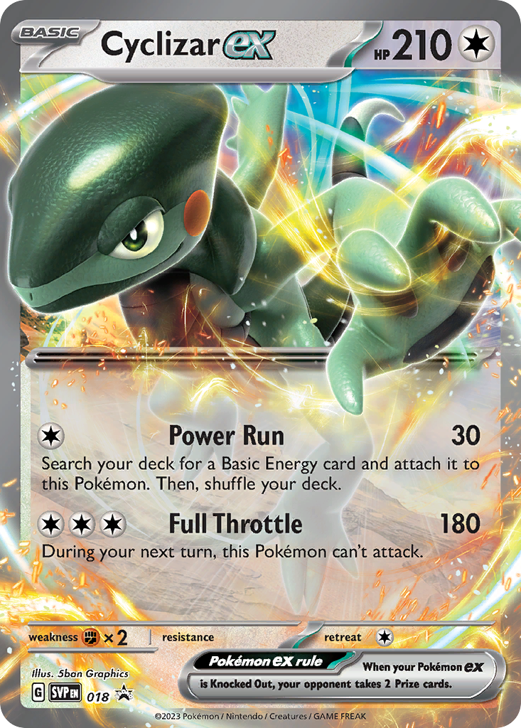 Cyclizar ex 18 Scarlet & Violet Black Star Promos Pokémon card