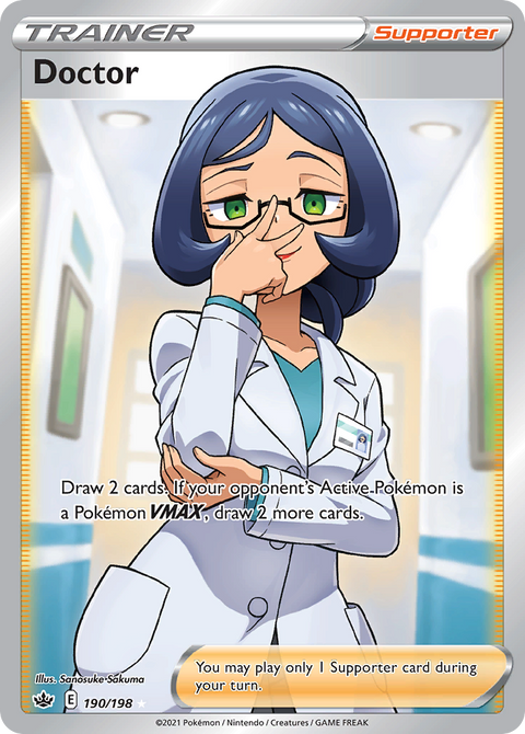 Doctor 190 Chilling Reign Pokémon card